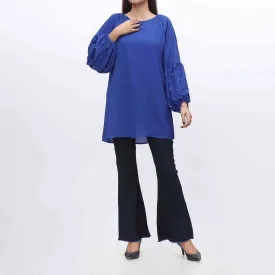 1PC- Embellished Georget Top PW3174