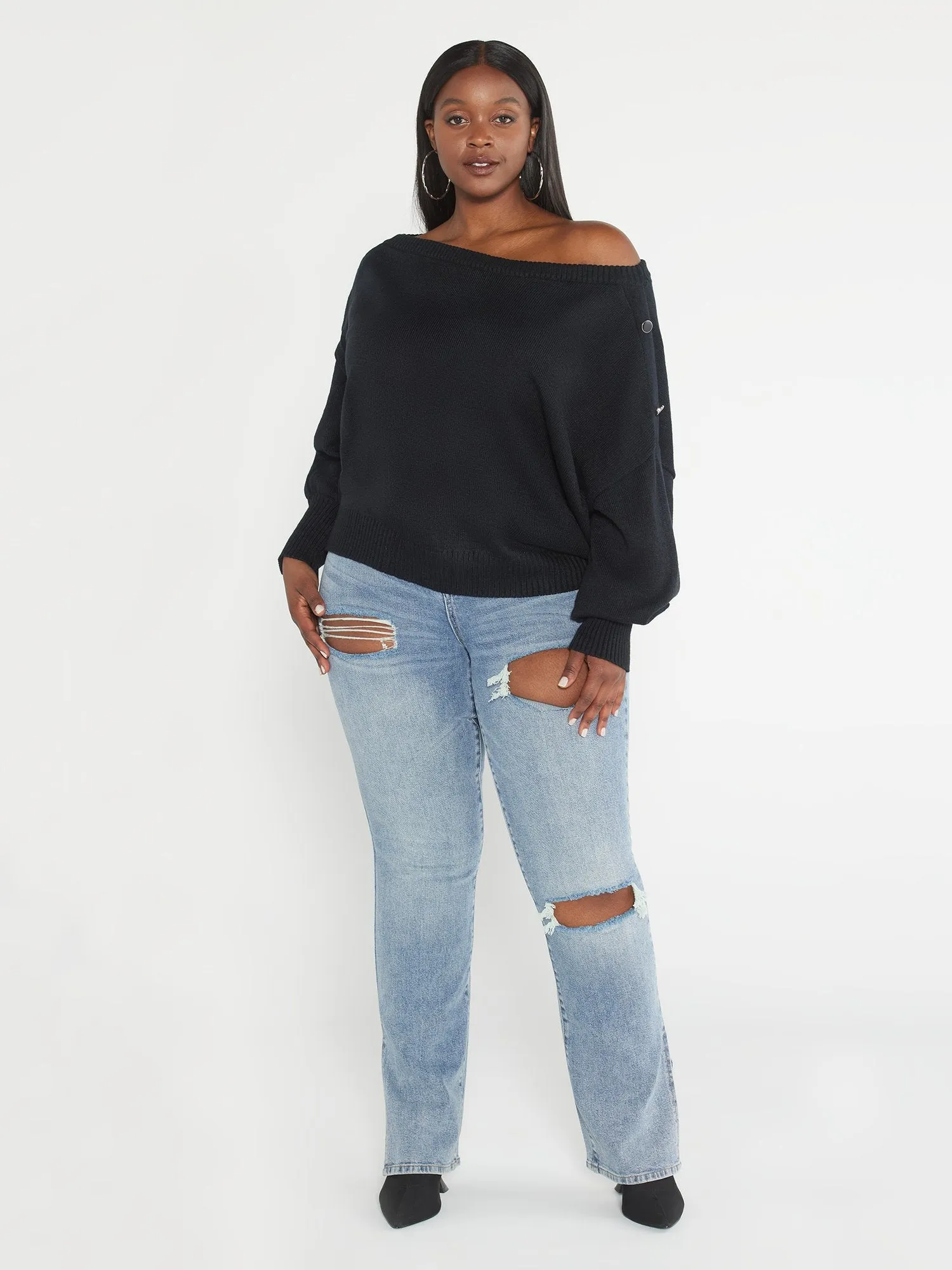 Adrienne Off-Shoulder Sweater