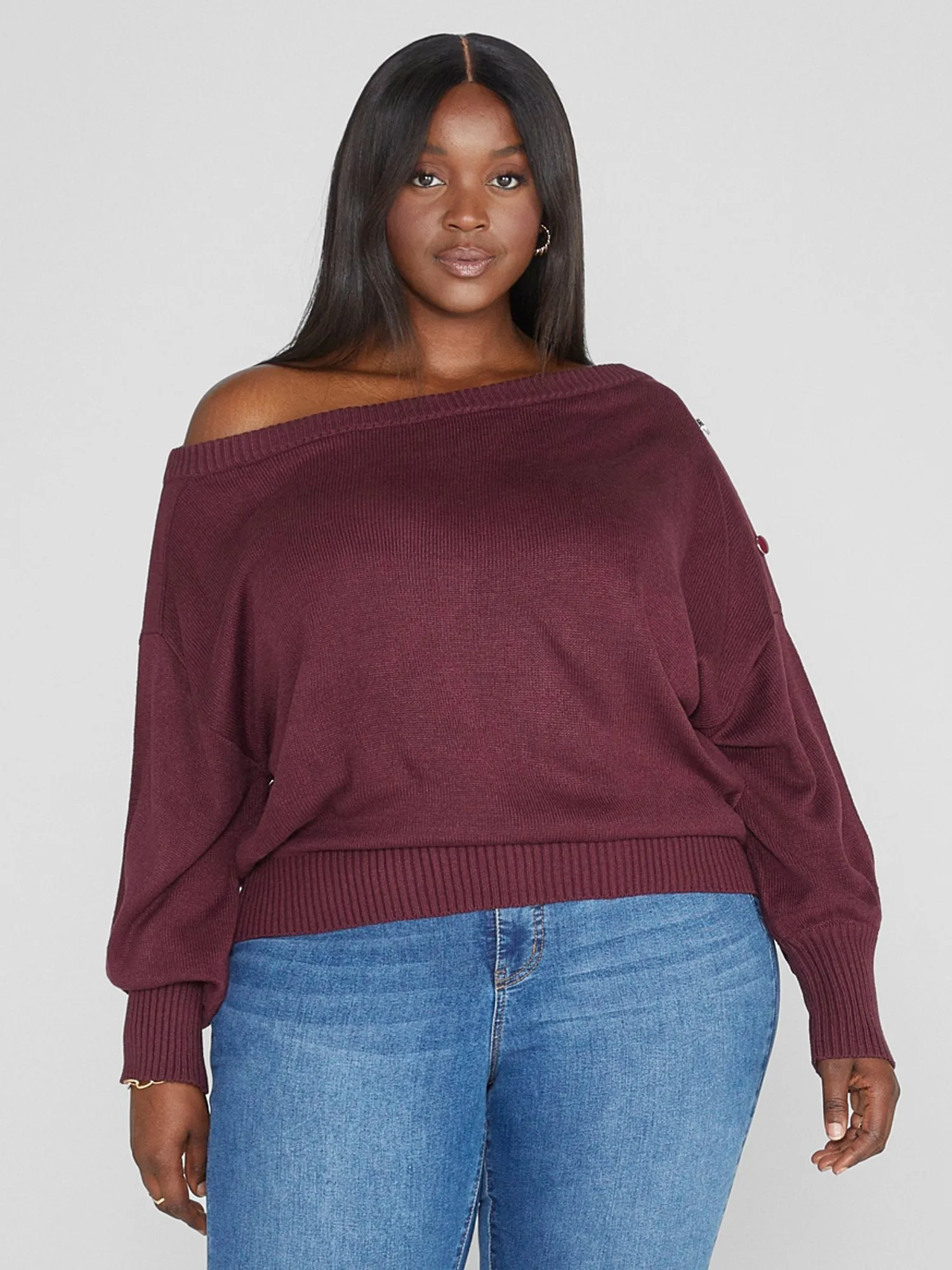 Adrienne Off-Shoulder Sweater