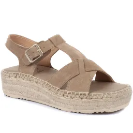 Adrienne Suede Espadrille Sandals - ADRIENNE / 320 167