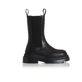 Alias Mae Piper High Chelsea Boots Black Burnished Boots