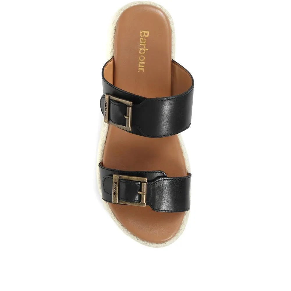 Amelda Leather Platform Sandals - BARBR35517 / 321 405