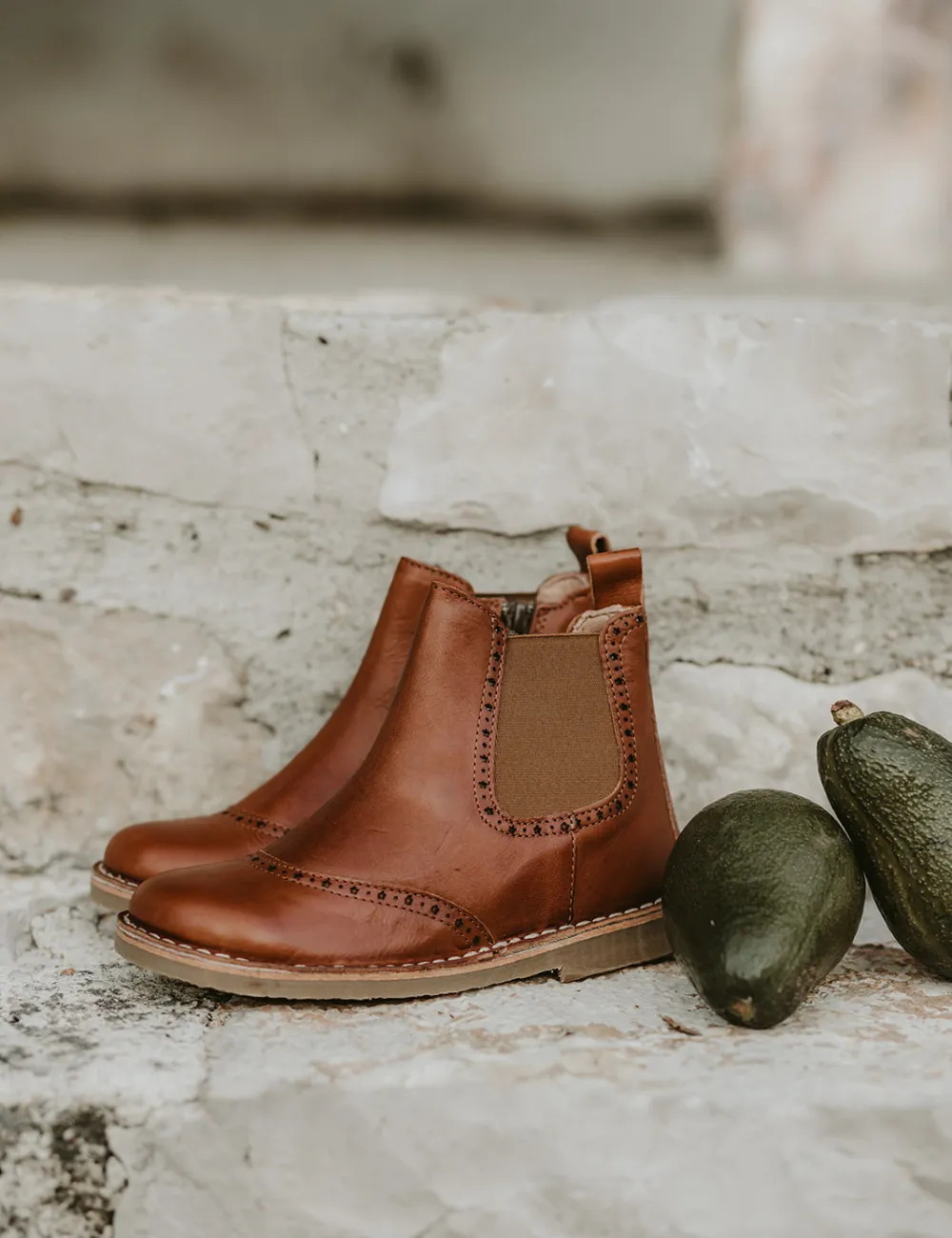 Ankle Boot Stars - Cognac