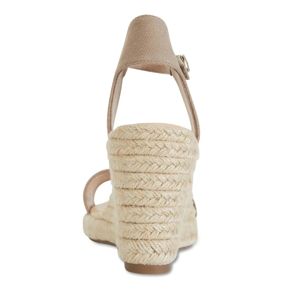 Audrey Espadrille in Natural Linen Fabric