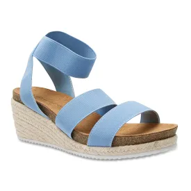 Babe Espadrille in Blue Fabric