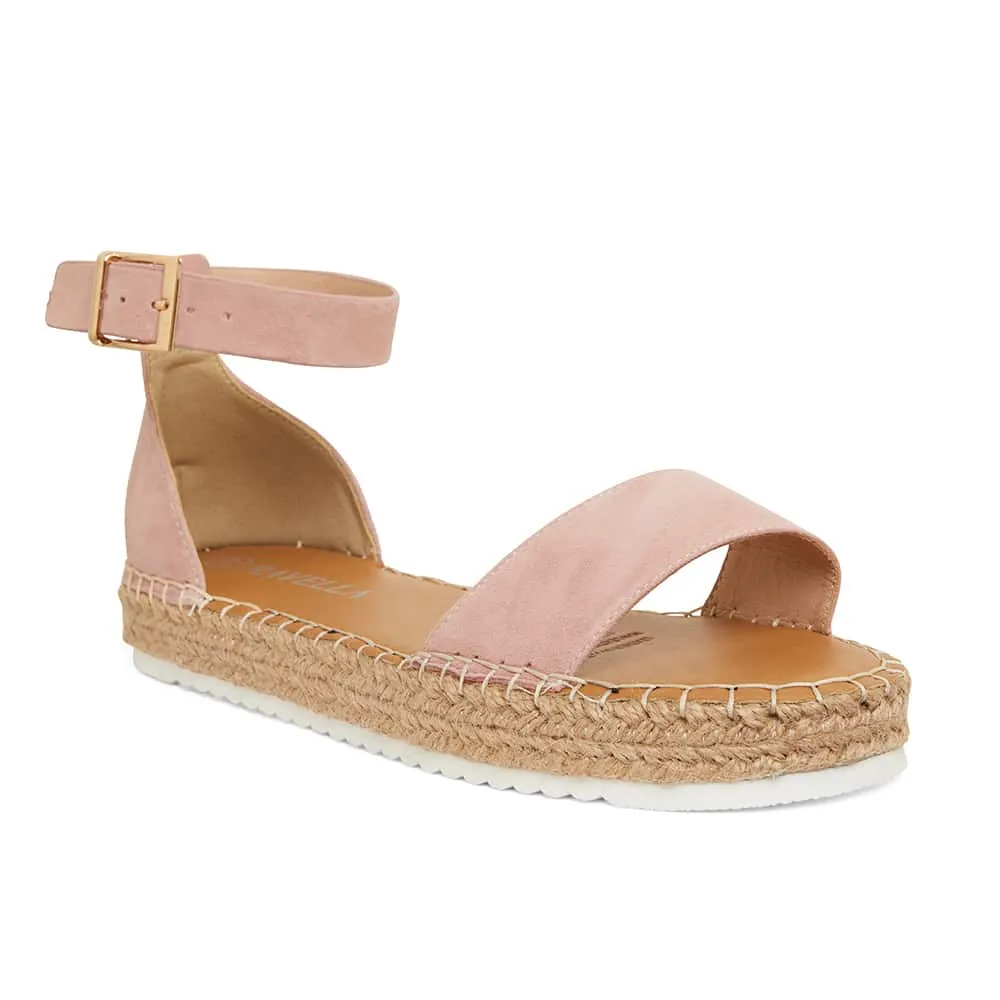 Ballad Espadrille in Blush Leather