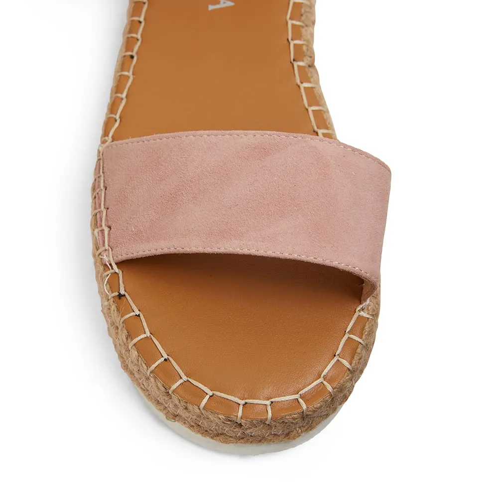 Ballad Espadrille in Blush Leather