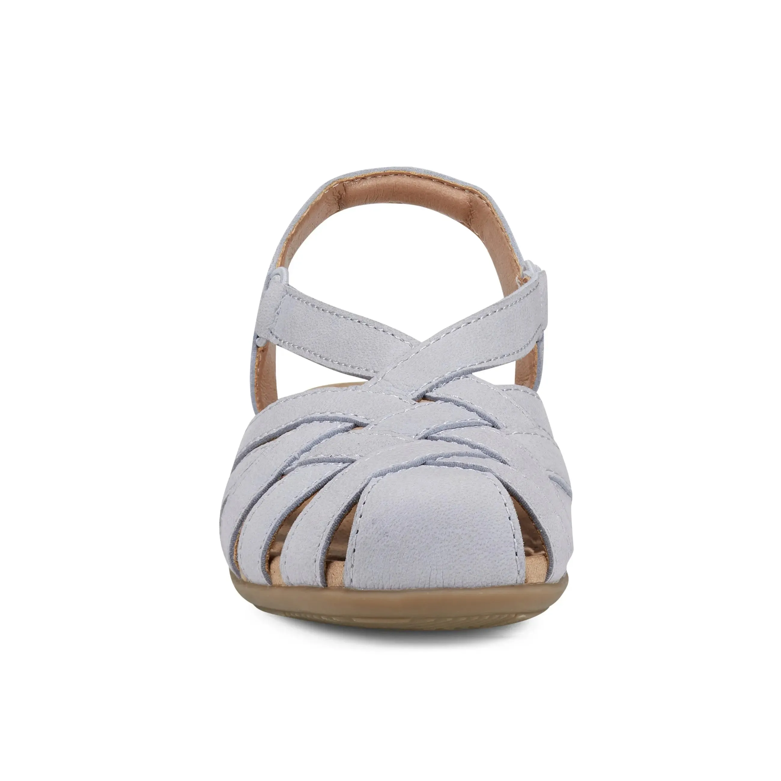 Berri Woven Casual Round Toe Slip-on Sandals