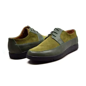 British Walkers Westminster Vintage Bally Style Men's Leather and Suede Low Top Sneakers