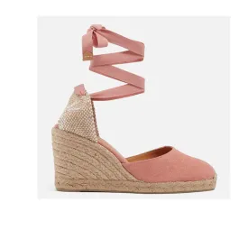 Castaner Carina 8 Rosa Pink Wedge Espadrilles