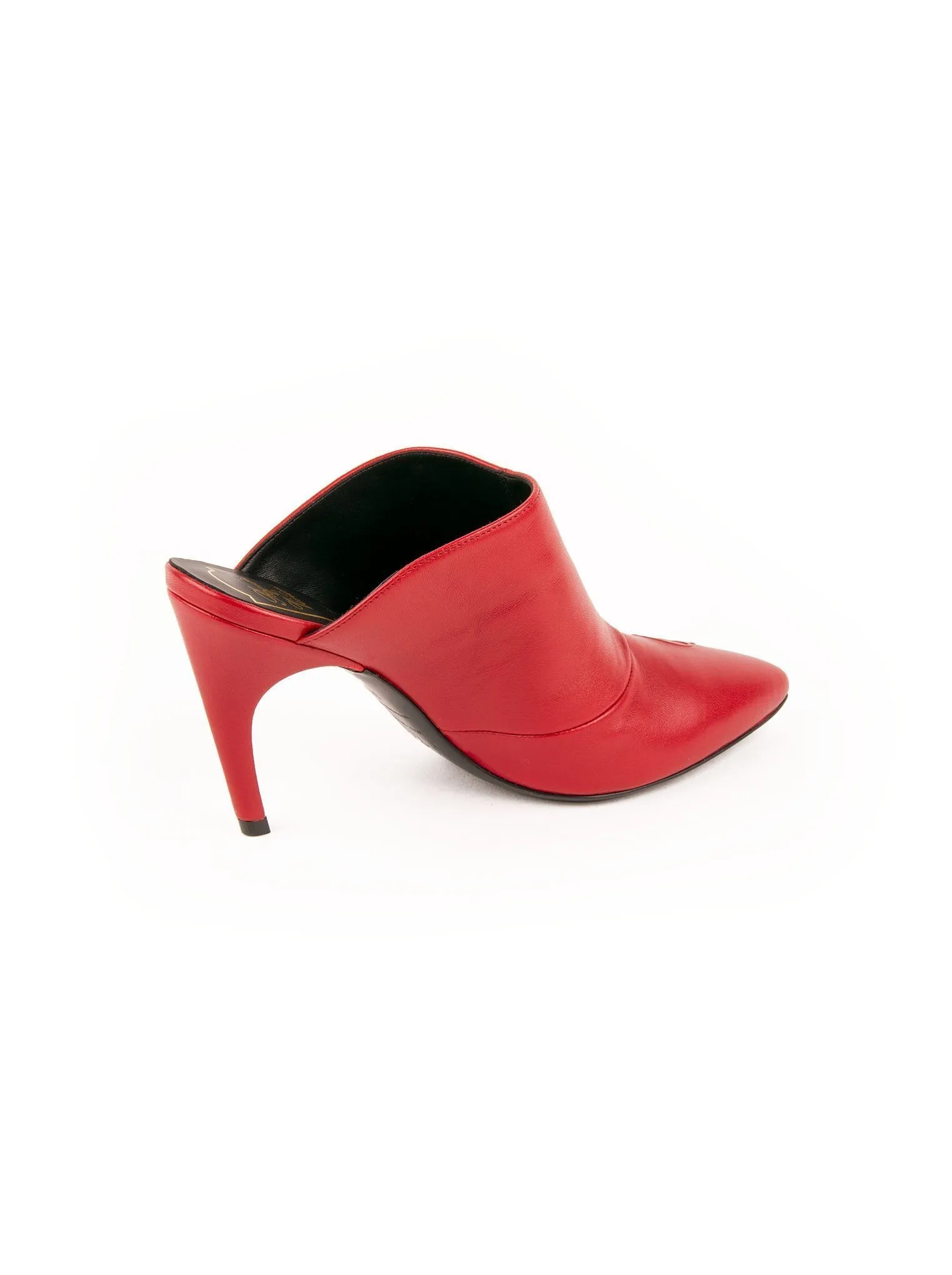 Choc Real Label Mules - Red