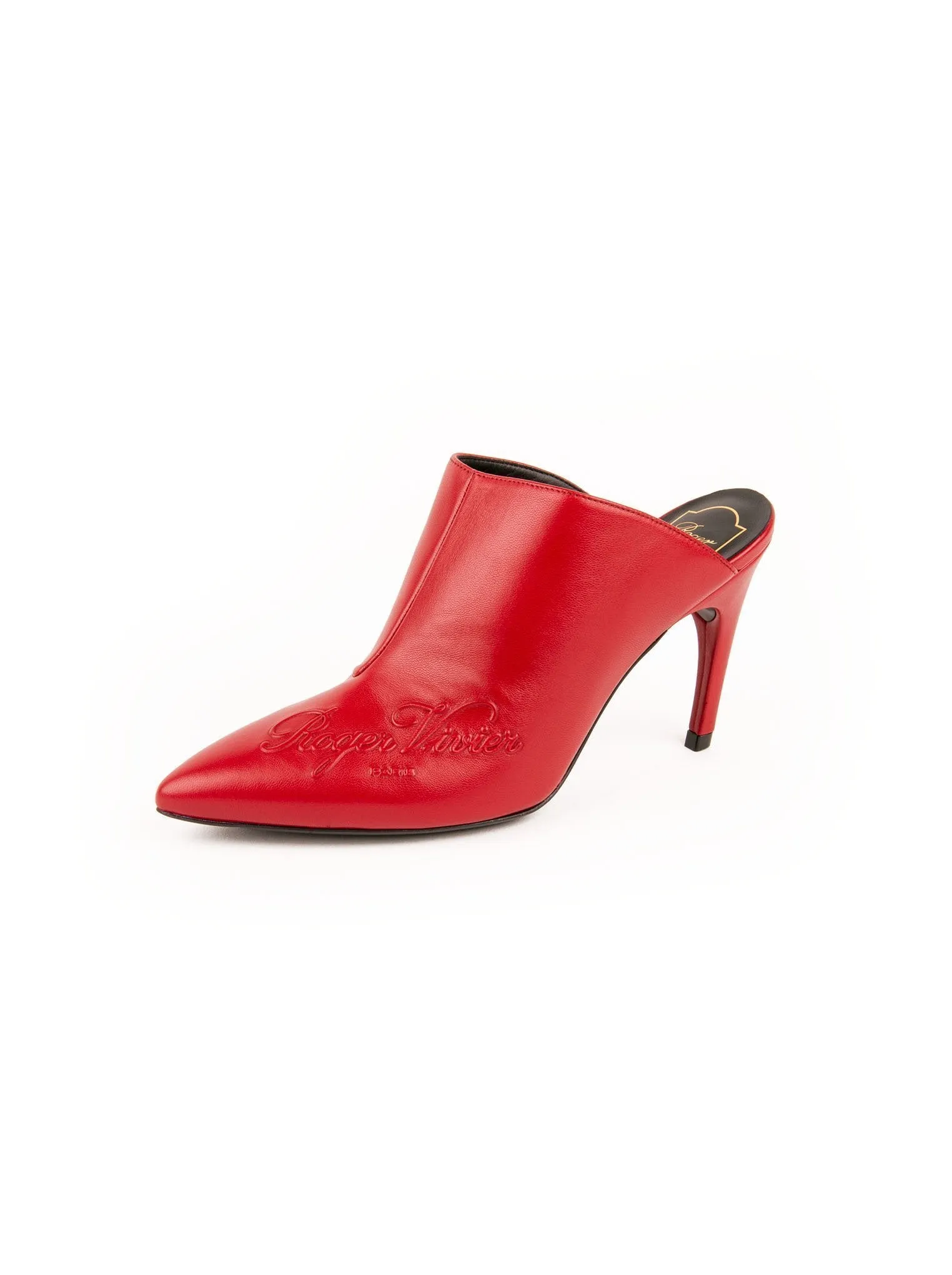 Choc Real Label Mules - Red