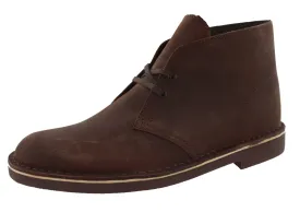 Clarks Mens Hi Top Lace Up Desert Boots Bushacre 2