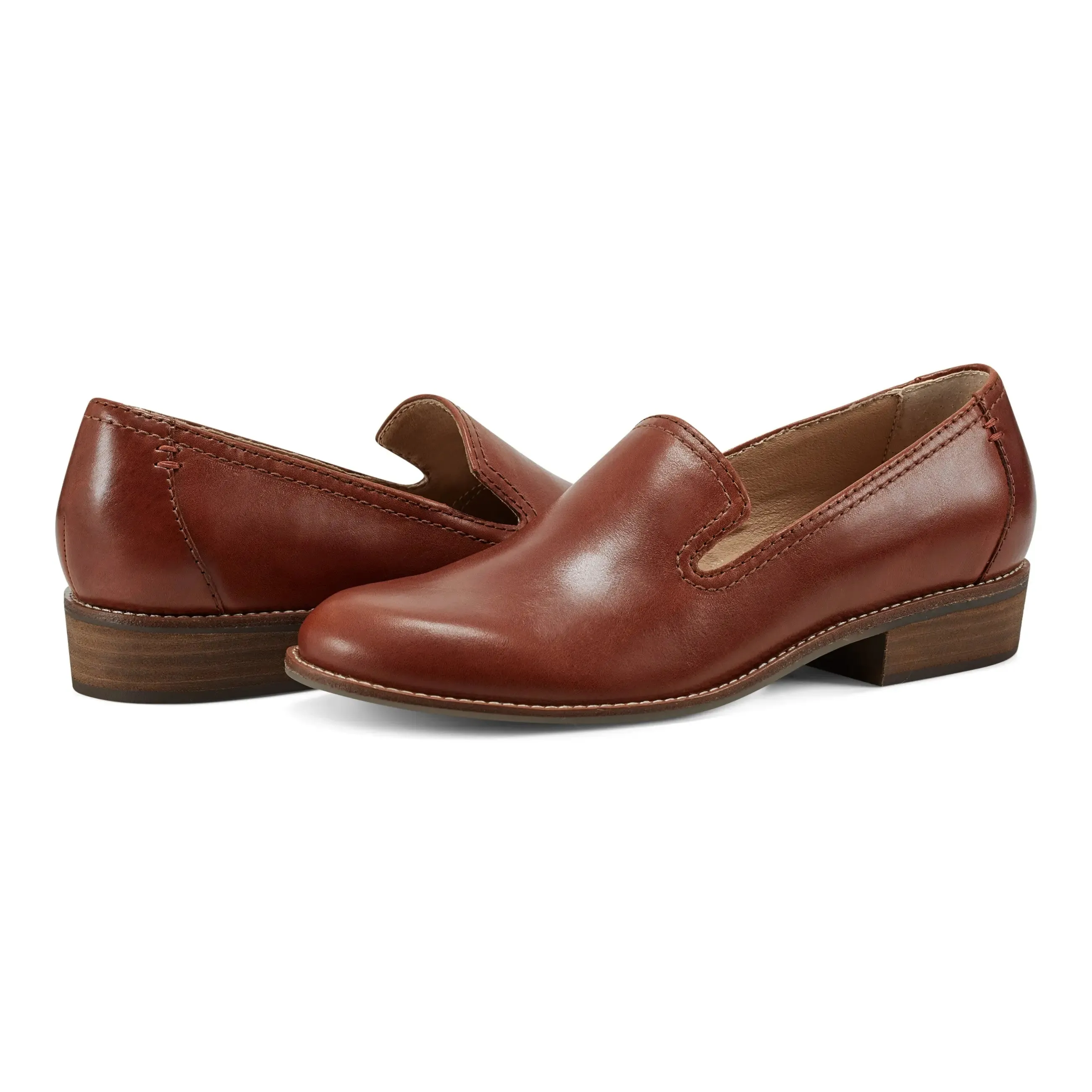 Edna Round Toe Casual Slip-on Flat Loafers