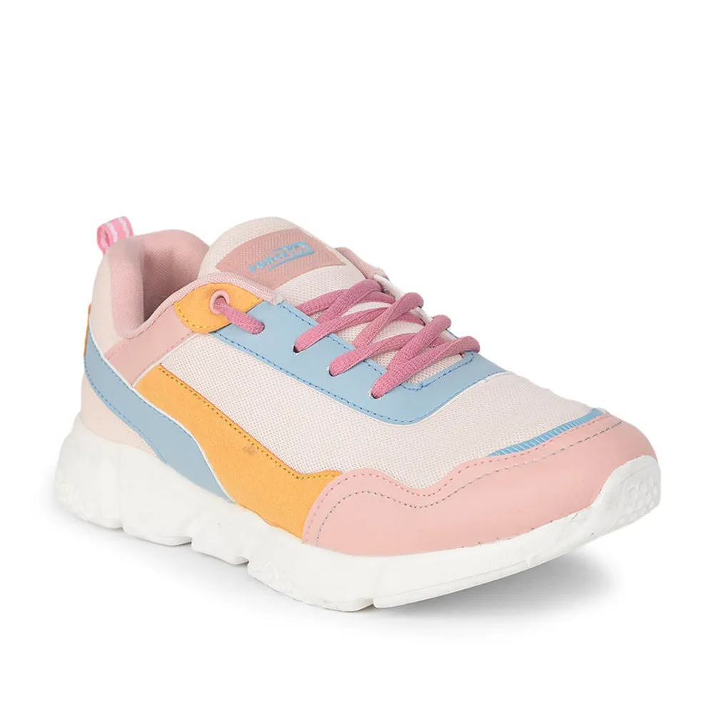 Force 10 Casual Peach Lacing Shoes For Women CORA by Liberty