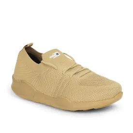 Force 10 Non Lacing Casual Beige Slip-on Shoes For Women AVILA-38 by Liberty