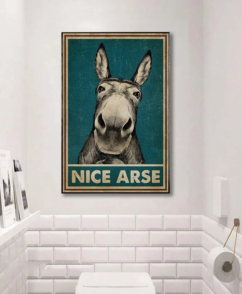 Funny Nice Arse Custom Canvas