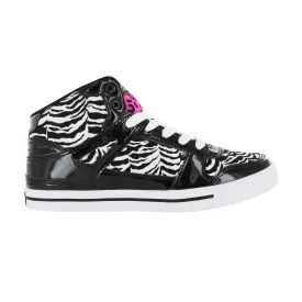 Gotta Flurt Girl's Hip Hop VI Black/White/Hot Pink Dance Sneaker