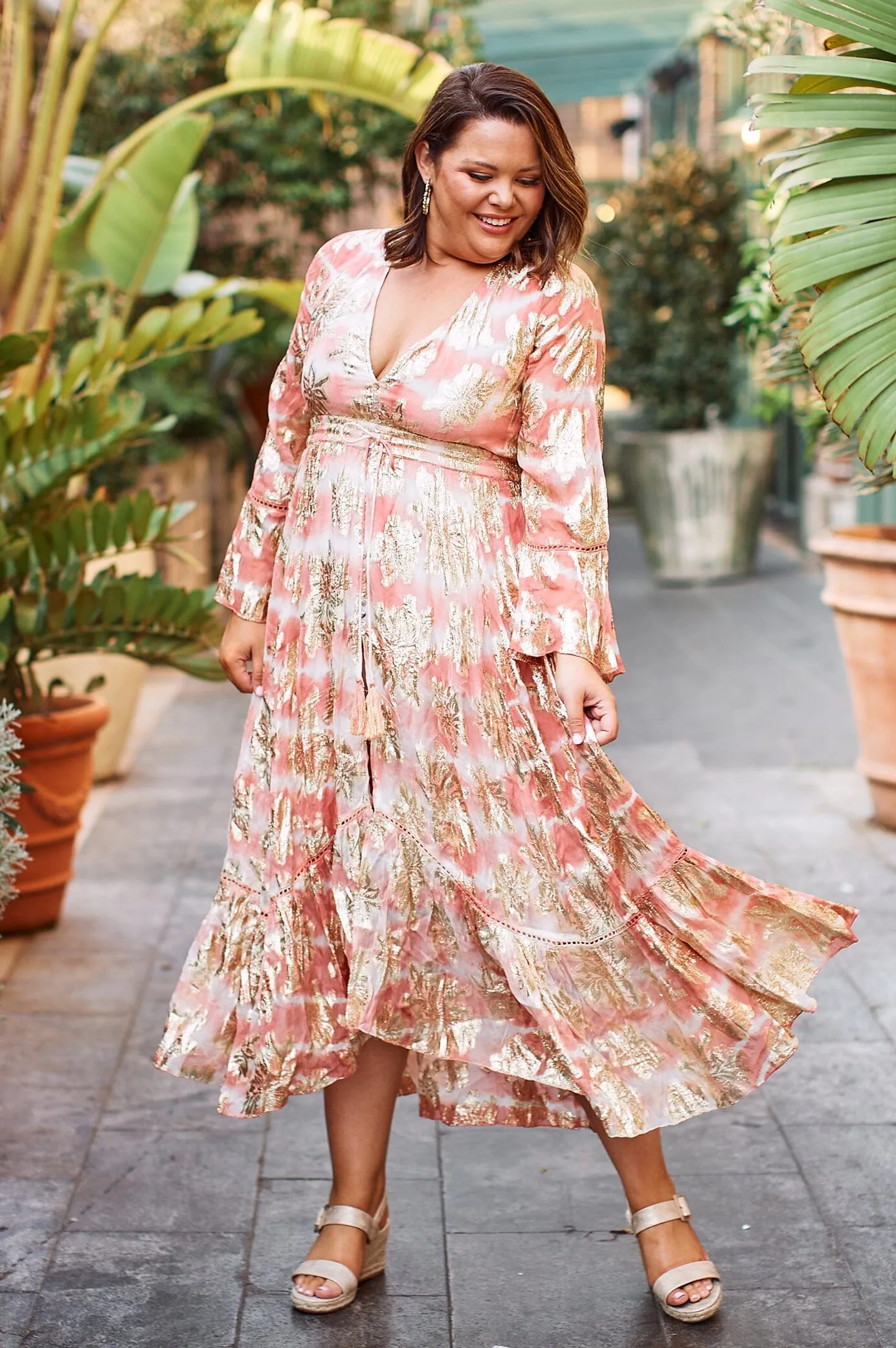 Halina Dress in Blush