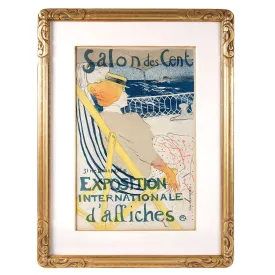 Henri de Toulouse-Lautrec "Salon des Cent: Exposition Internationale d'affiches" Lithograph