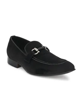 Hitz Men's Leather Slip On Ethnic Shoes