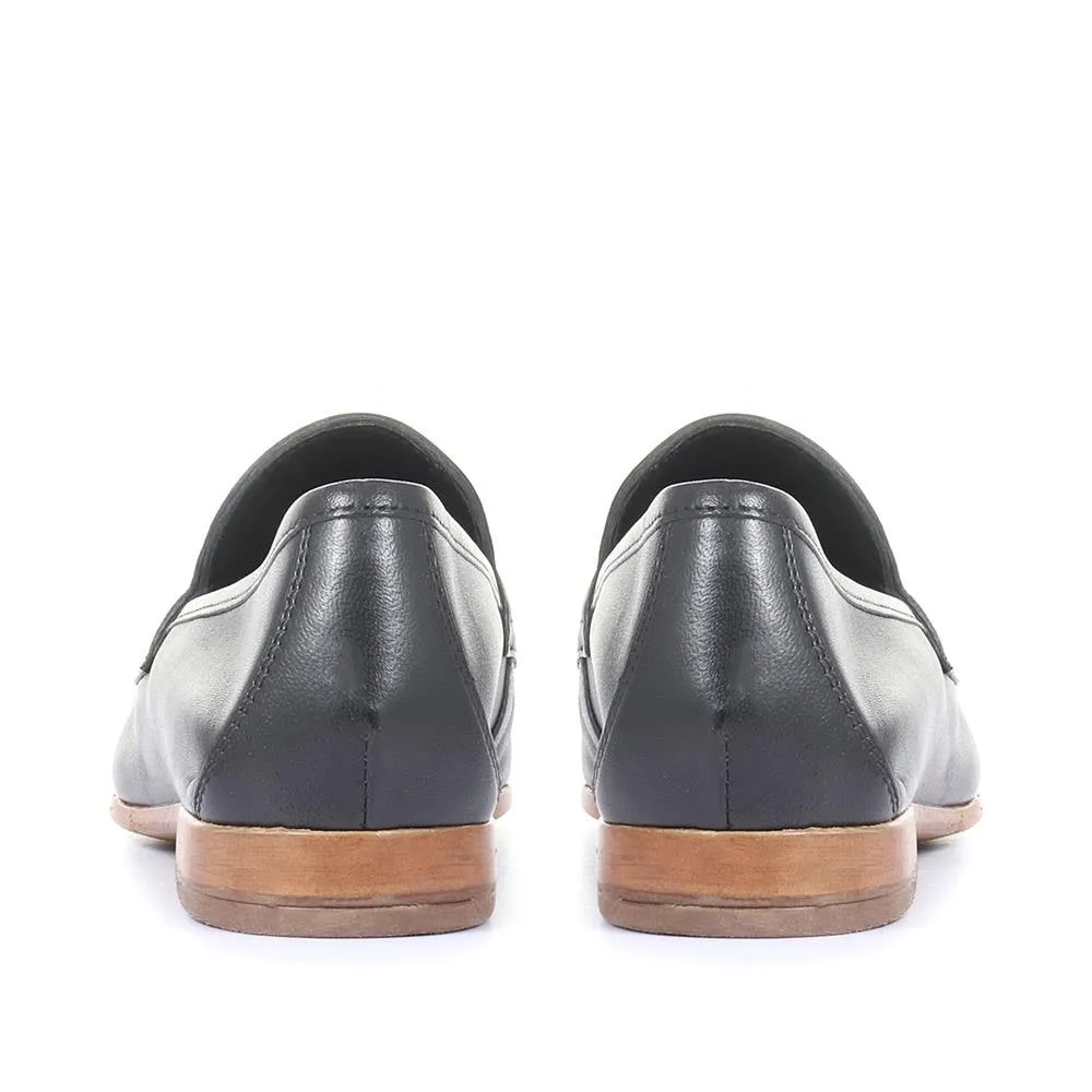 King Bird Leather Penny Loafers - KINGBIRD / 319 885