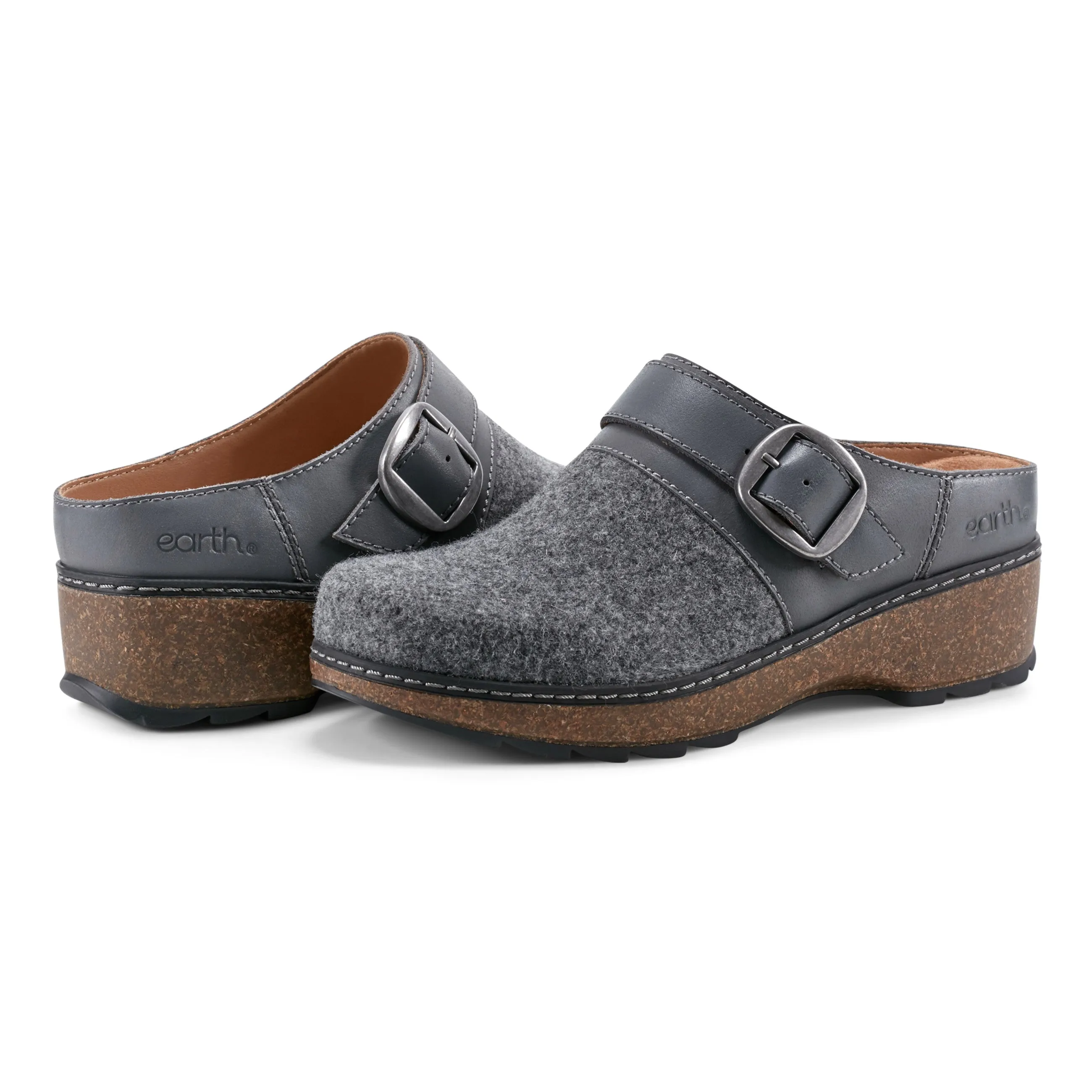 Kulla Slip-on Round Toe Block Heel Casual Mules