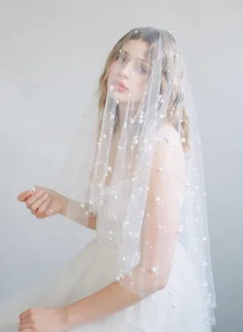 Milky way pearl veil - Style #849