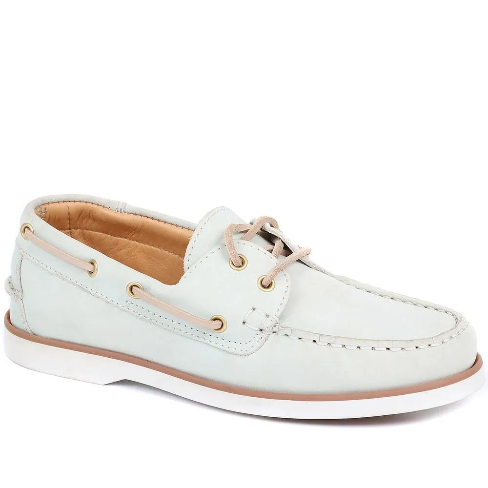 Patrizia Leather Boat Shoes - PATRIZIA / 322 369