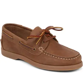 Patrizia Leather Boat Shoes - PATRIZIA / 322 369