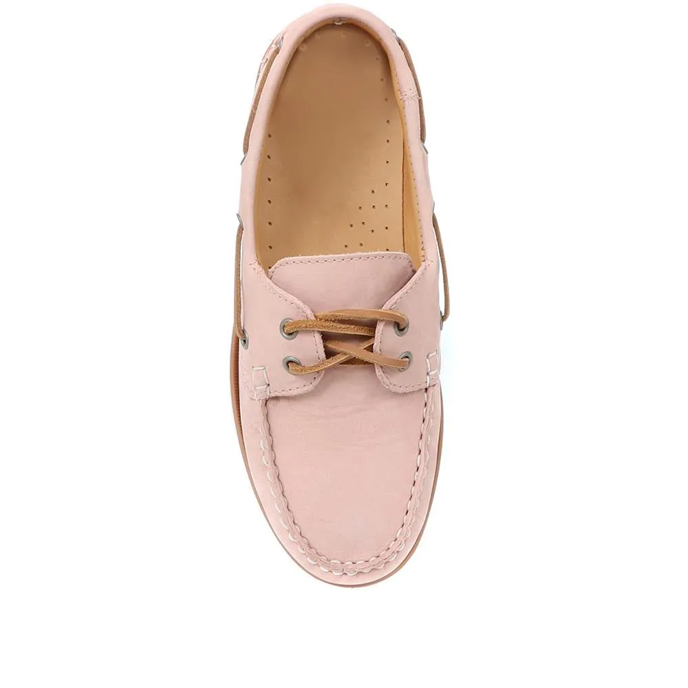 Patrizia Leather Boat Shoes - PATRIZIA / 322 369