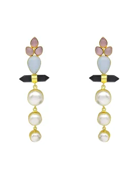 Pearl Trio Earrings