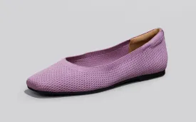 Plush Square Flats : Lavender