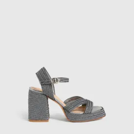 Valle Grey Platform Sandal