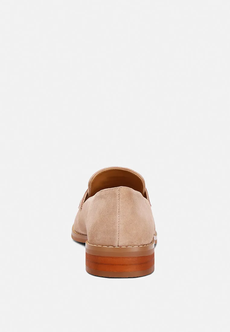 Zofia Suede Penny Loafers